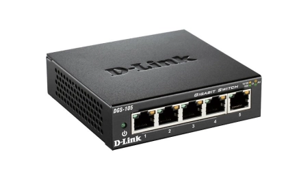 D-Link (DGS-105) - 5-Port Gigabit Switch - C2