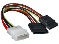 4-Pin Molex to Dual-SATA Adaptor