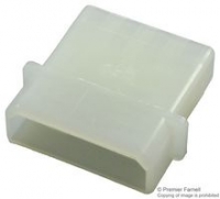 4-pin Male MOLEX Connector (Clear/White)