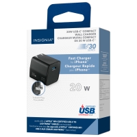 Insignia 20W USB-C Wall Charger - V30 Series - Black